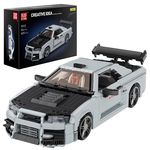 Конструктор Nissan Skyline GTR R34 (1471 деталь)