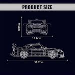 Конструктор Nissan Skyline GTR R34 (1471 деталь)