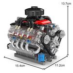 Конструктор Двигатель Chevron LSX454 V8 (487 деталей)