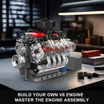 Конструктор Двигатель Chevron LSX454 V8 (487 деталей)
