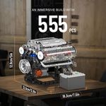 Конструктор Двигатель V8 полный привод (552 детали)