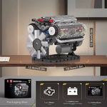 Конструктор Двигатель V8 полный привод (552 детали)