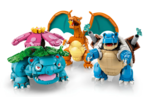 Конструктор Pokemon Венузавр, Чаризард и Бластойз