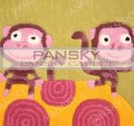 Детский ковер "Жираф и обезьянки"