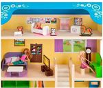 Кукольный домик для Барби "Лира" (мебель, 2 лестницы, гараж)