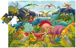 Гигантский пазл "Страна динозавров", 70х100 см