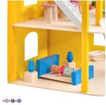 Дом для мини-кукол "Солнечная ривьера", с мебелью