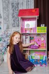 Красный кукольный домик для Барби, 130 см