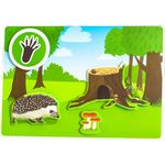 Игра настольная обучающая "Лесные животные" 