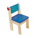 Детский стульчик (синий)