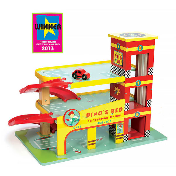 Детская парковка-гараж Dino's с машинкой