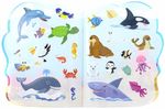 Веселые животные: Море. Многоразовые наклейки