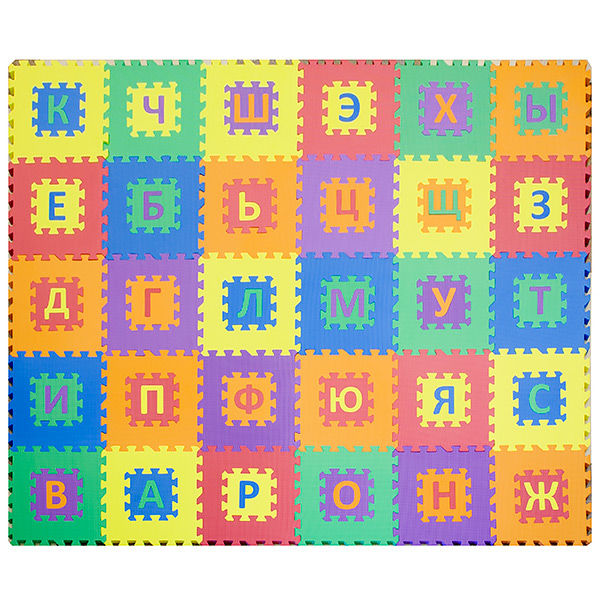 Игровой коврик-пазл "Алфавит-1", 2,7 м2