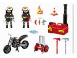 Пожарная служба: Пожарники с водяным насосом